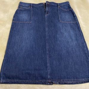 Ralph Lauren Denim Skirt - Size 16W